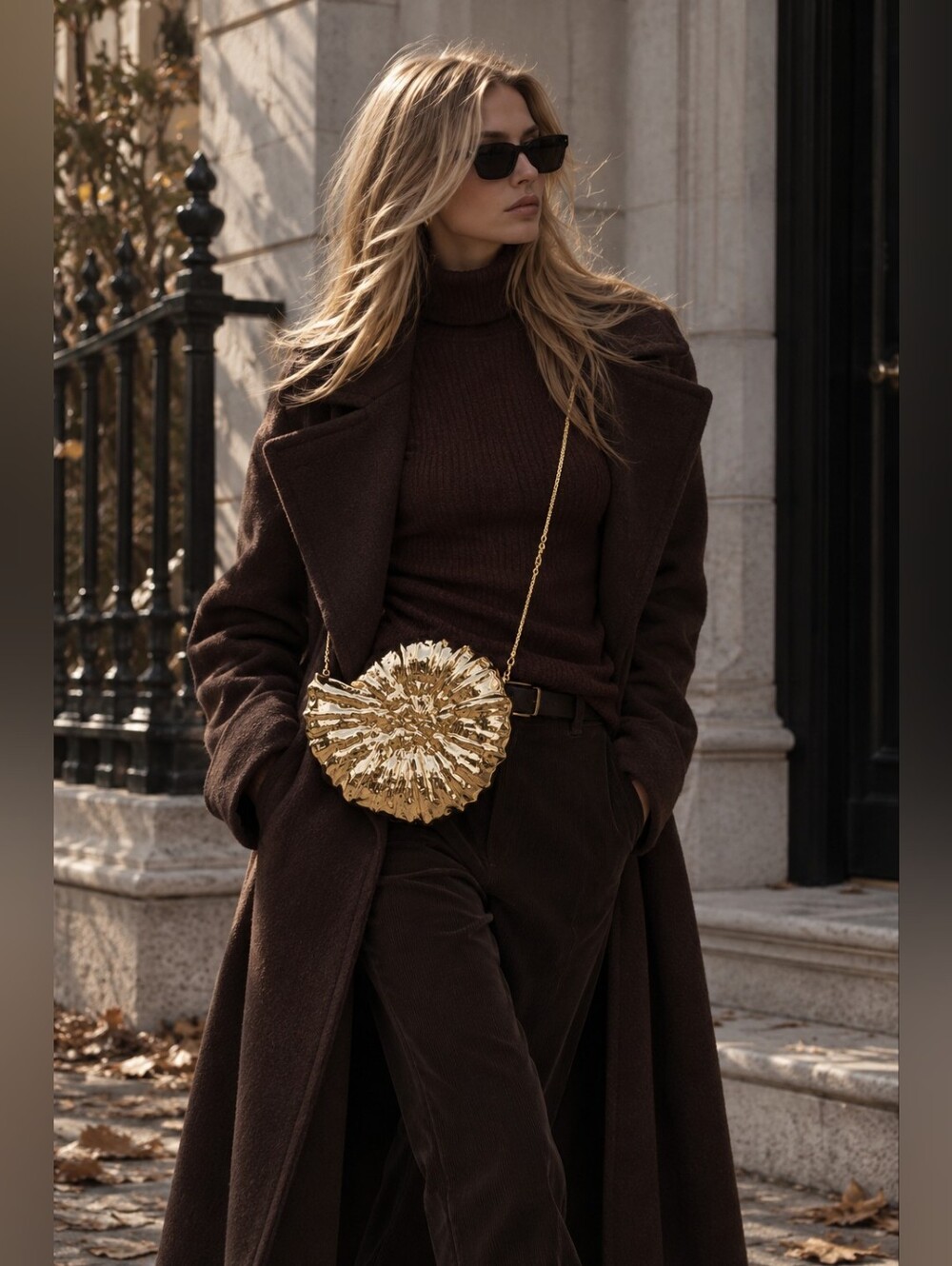 Nwt ZARA METALLIC SHELL CLUTCH